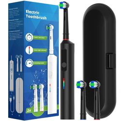 intelligent rotating electric toothbrush rechargeable rotary toothbrush with replacement heads