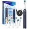 Seago Rotating Electric Toothbrush With 8 Brush Heads 5 Modes Rechargeable 8