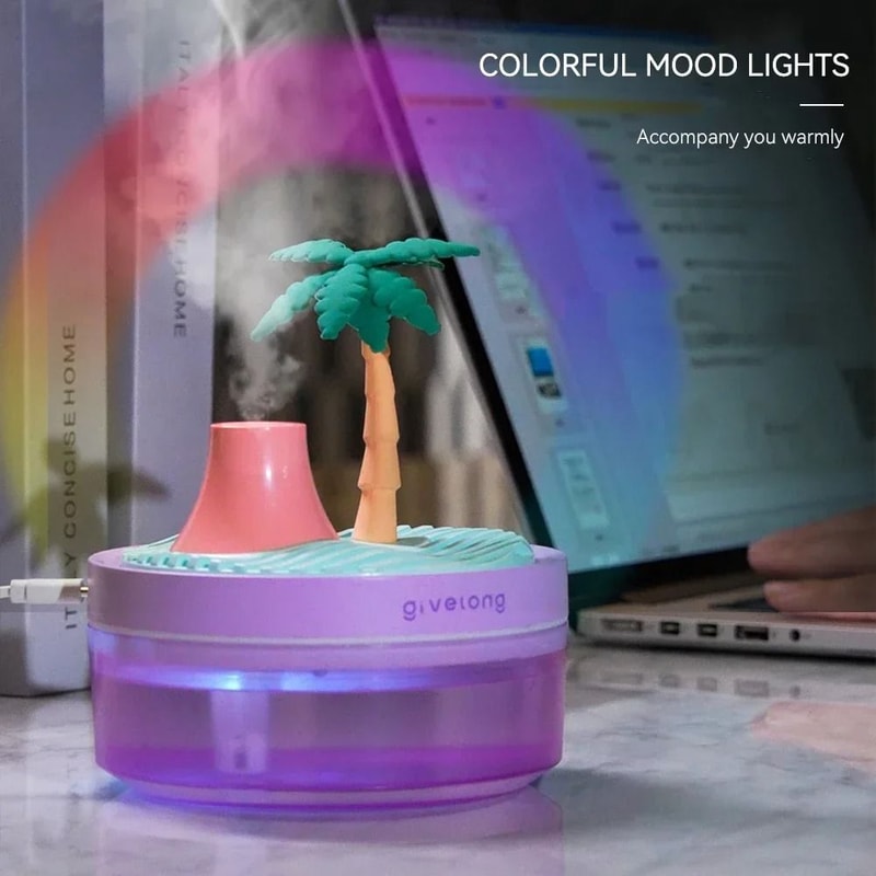 Landscape Air Humidifier Small Spray Hydration Household Silent Desktop Car Diffuser 5