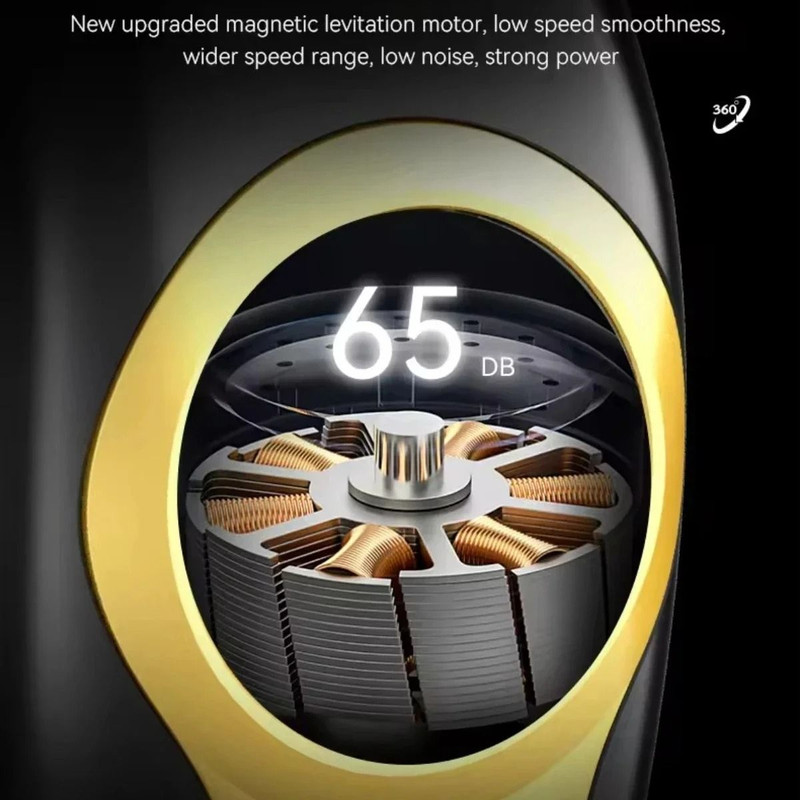 Kemei KM 2373 Hair Clipper With Magnetic Levitation Motor And Charging Base 2