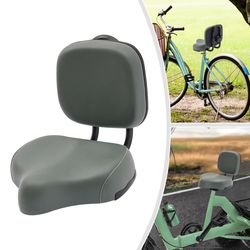 comfortable bike seat with backrest for tricycles and electric bikes extra wide saddle