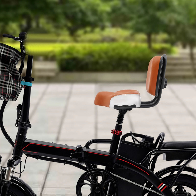 Comfortable Bike Seat With Backrest For Tricycles And Electric Bikes Extra Wide Saddle 4