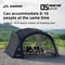 ShineTrip Outdoor Camping Canopy Rainproof And Sunscreen Tent Sunshade With Optional Accessories 0