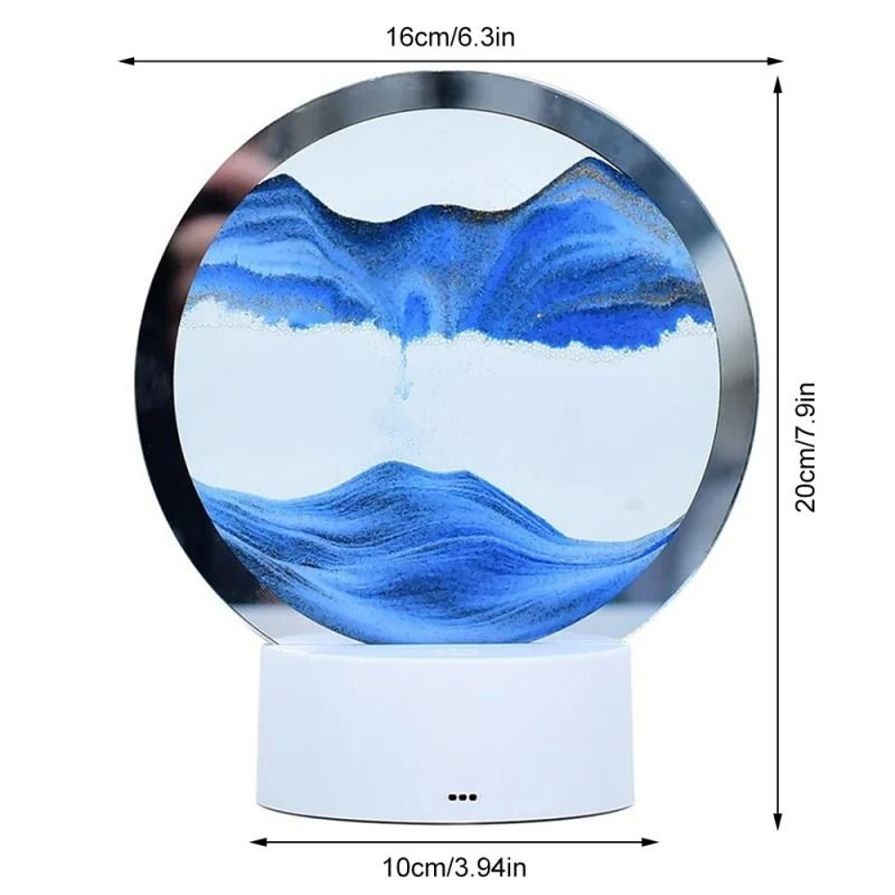 LED RGB Sandscape Lamp 3D Moving Sand Art Night Light With 16 Colors And Remote 5
