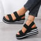 Women Slingback Wedge Sandals Lightweight Outdoor Summer Slides 10