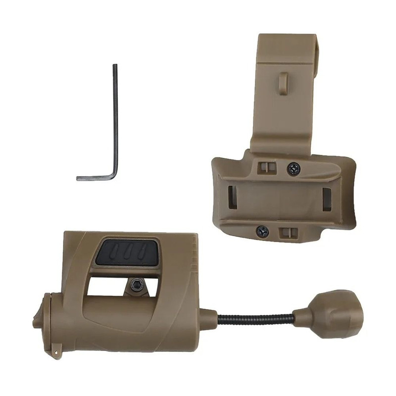 Tactical Helmet Light With Three LED Modes For Night Outdoor Use 1