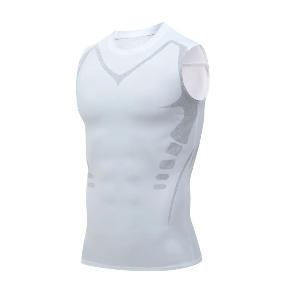 Summer Mens Compression Shaping Vest Sleeveless Body Shaper Tank Top 7
