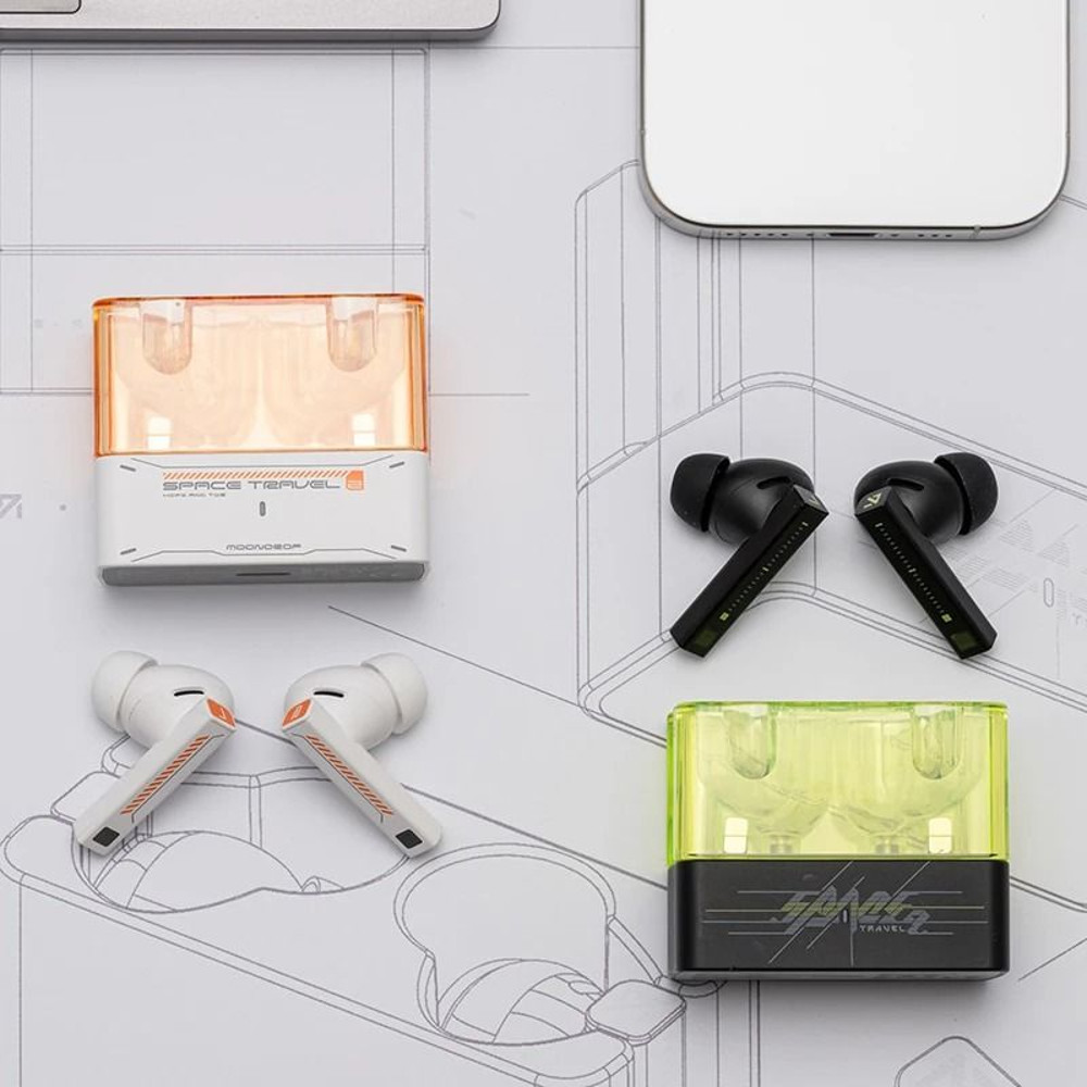 Moondrop Space Travel 2 Wireless Bluetooth Earphones With Active Noise Cancelling And Low Latency G 1