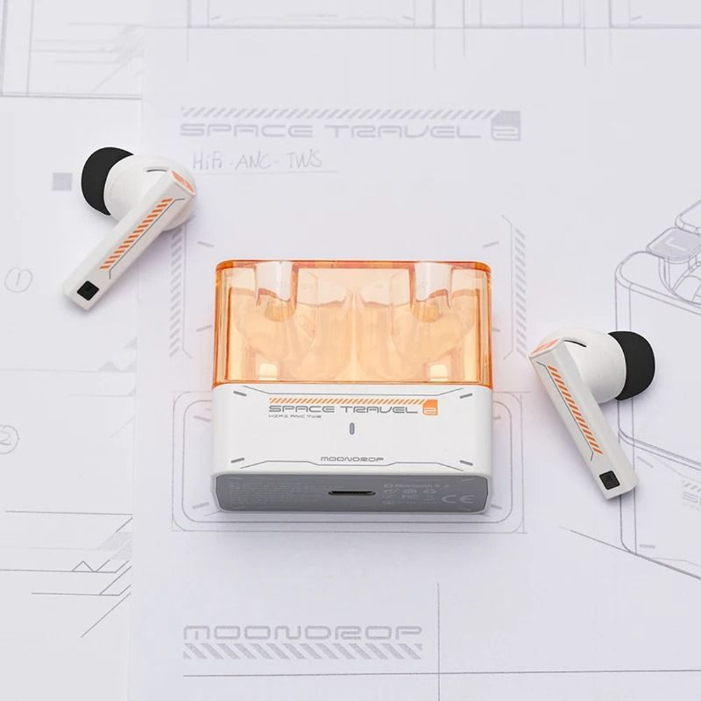 Moondrop Space Travel 2 Wireless Bluetooth Earphones With Active Noise Cancelling And Low Latency G 4