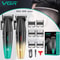 VGR Hair Trimmer Professional Clipper With Adjustable Blade And LED Display 0