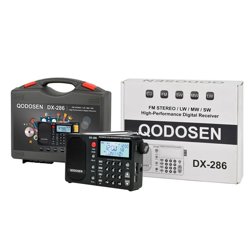 Qodosen DX 286 Portable Radio AM FM LW SW Digital World Full Band Radio 5