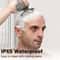 Mens Bald Head Electric Shaver 9 Blade Floating Rechargeable Trimmer With Beard Nose And Ear Attach 4