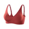 Womens Plus Size Seamless Wireless Push Up Bra With Padded Cups And Plunge Design 11