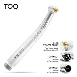5 led light dental handpiece cartridge style with 5 water sprays for 2 or 4 hole connection