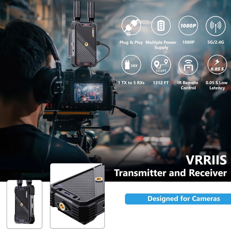 HDMI Wireless Extender Kit With Video Transmitter And Receiver For Home Church And Gaming 1
