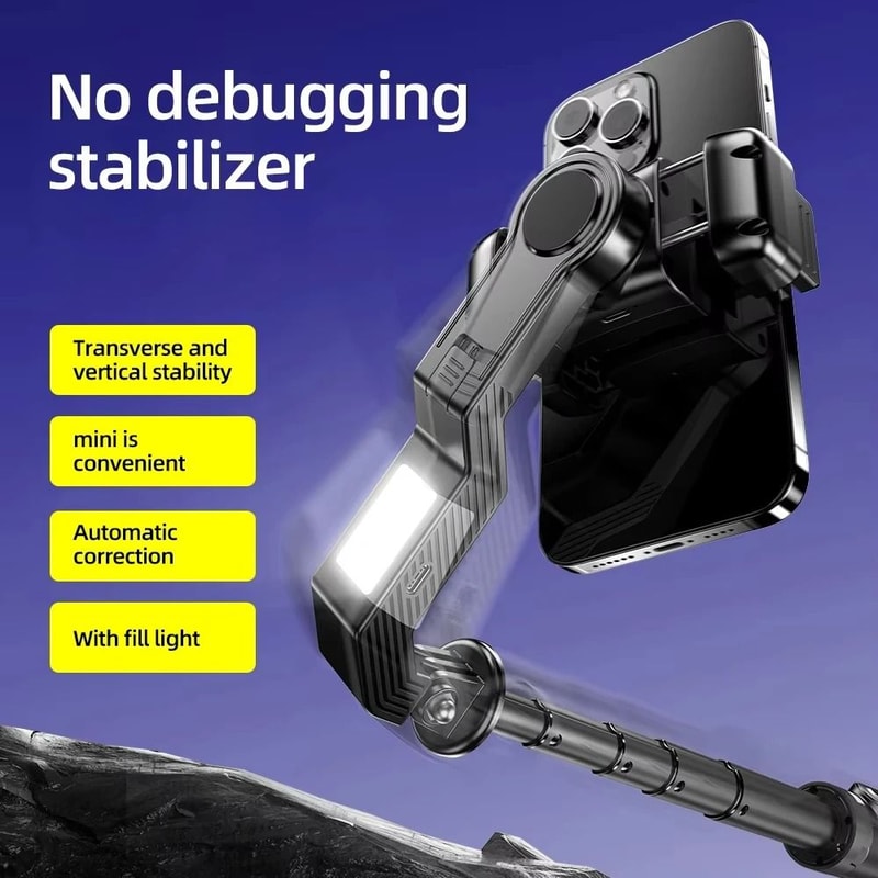 Handheld Gimbal Stabilizer With Tripod Stand And Wireless Remote For IPhone And Android 2