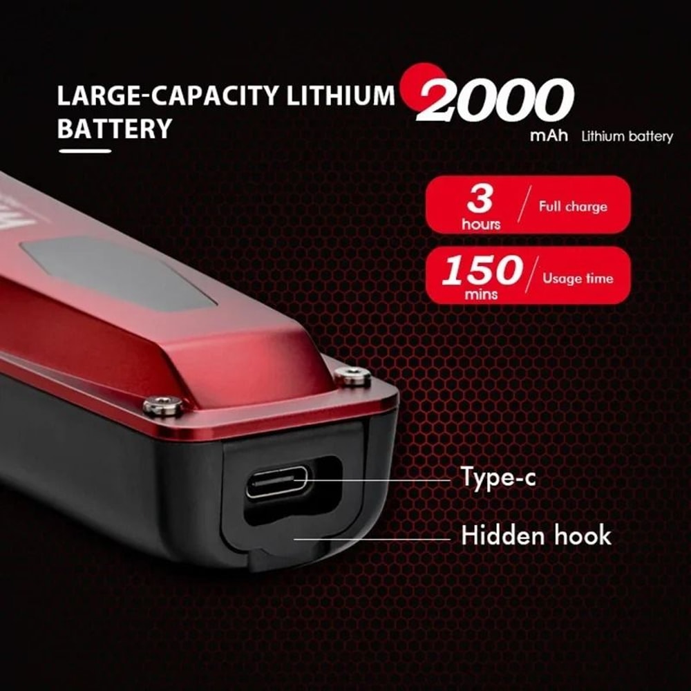 WMARK NG125 Professional Electric Hair Clippers With Adjustable Blade For Men 3