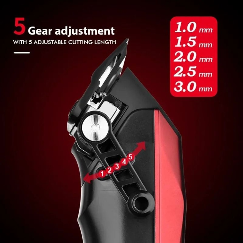 WMARK NG125 Professional Electric Hair Clippers With Adjustable Blade For Men 4
