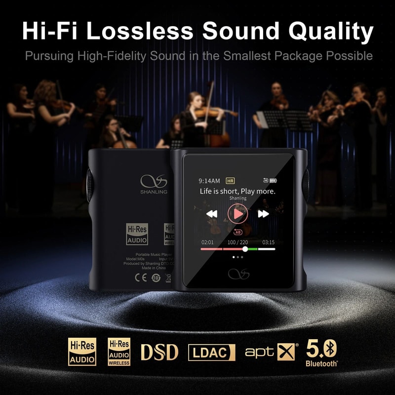 Shanling M0s Hi Res Portable Music Player With Bluetooth 50 And CS43131 DAC 3