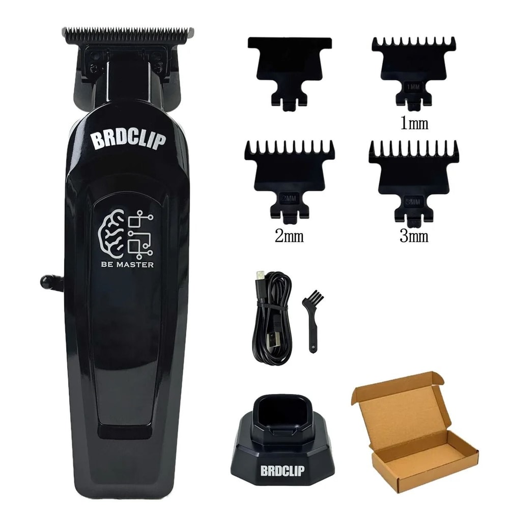 BRDCLIP Professional Hair Clipper Kit With Base Charger And DLC Blade For Men 24