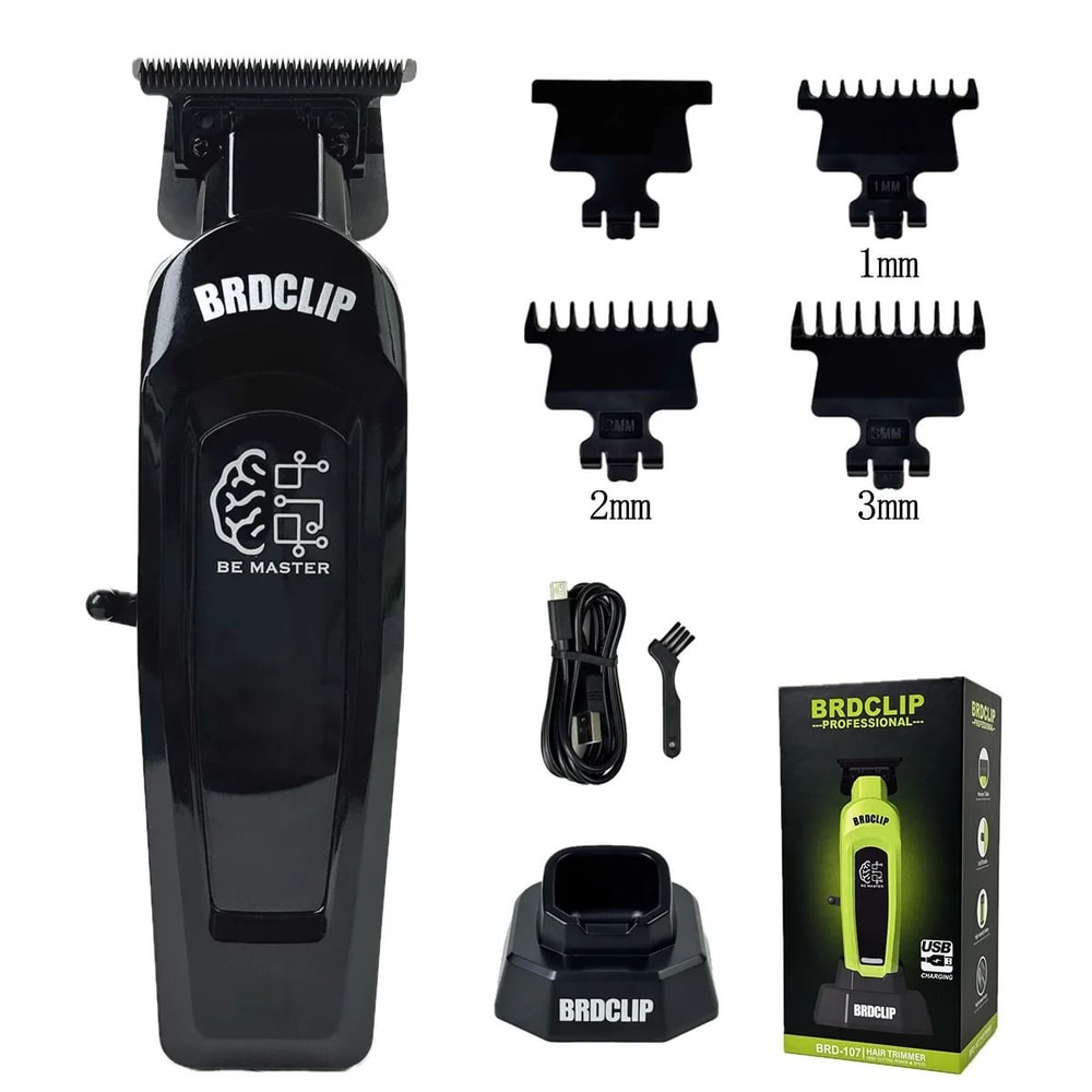 BRDCLIP Professional Hair Clipper Kit With Base Charger And DLC Blade For Men 28