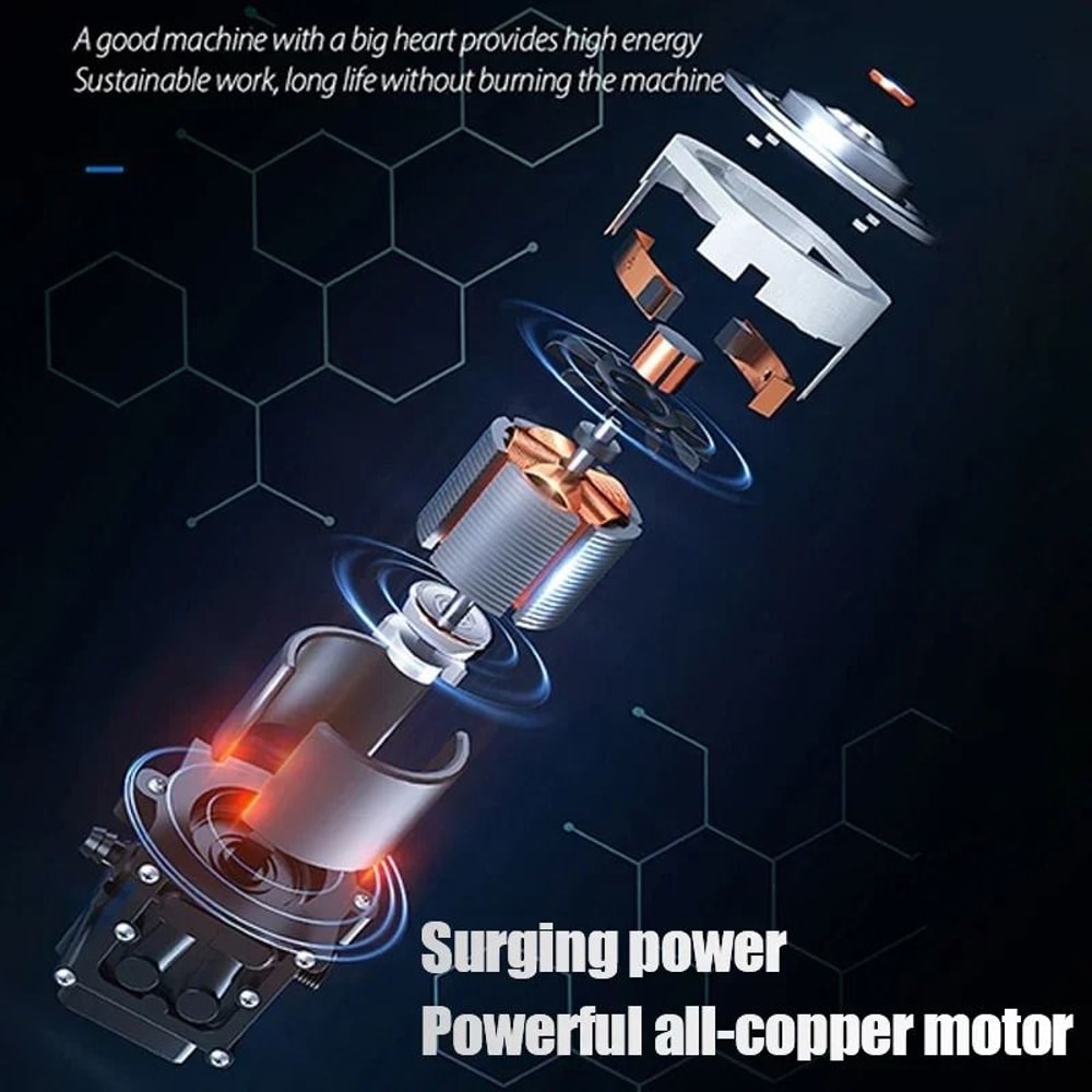 500W Portable High Pressure Car Washer With Rechargeable Electric Water Gun And Foam Machine For 21 4