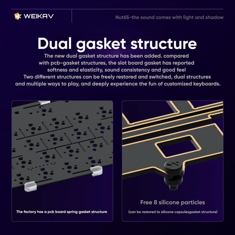 Lucky65 V2 65 Keys Mechanical Keyboard With Aluminum Case RGB Lighting And Hot Swappable Switches 3