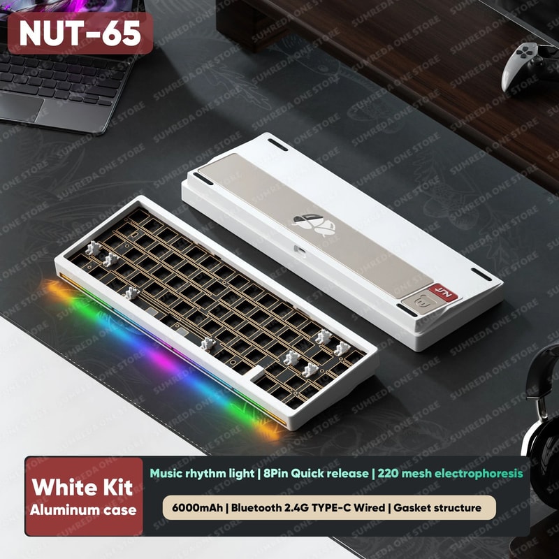 Lucky65 V2 65 Keys Mechanical Keyboard With Aluminum Case RGB Lighting And Hot Swappable Switches 13