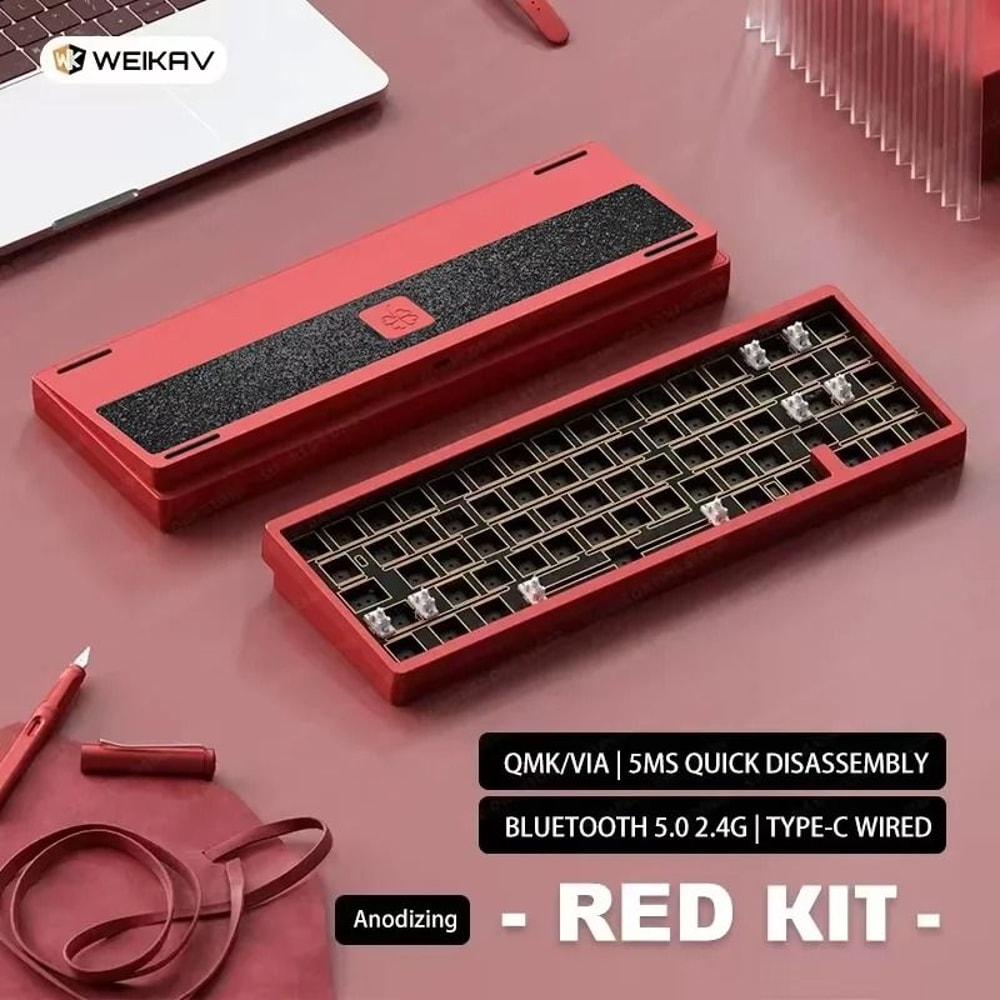 Lucky65 V2 65 Keys Mechanical Keyboard With Aluminum Case RGB Lighting And Hot Swappable Switches 16