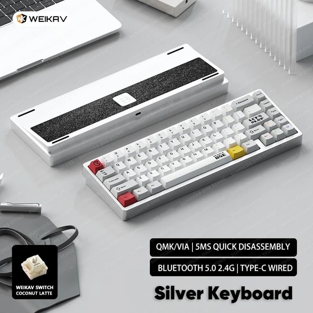 Lucky65 V2 65 Keys Mechanical Keyboard With Aluminum Case RGB Lighting And Hot Swappable Switches 21