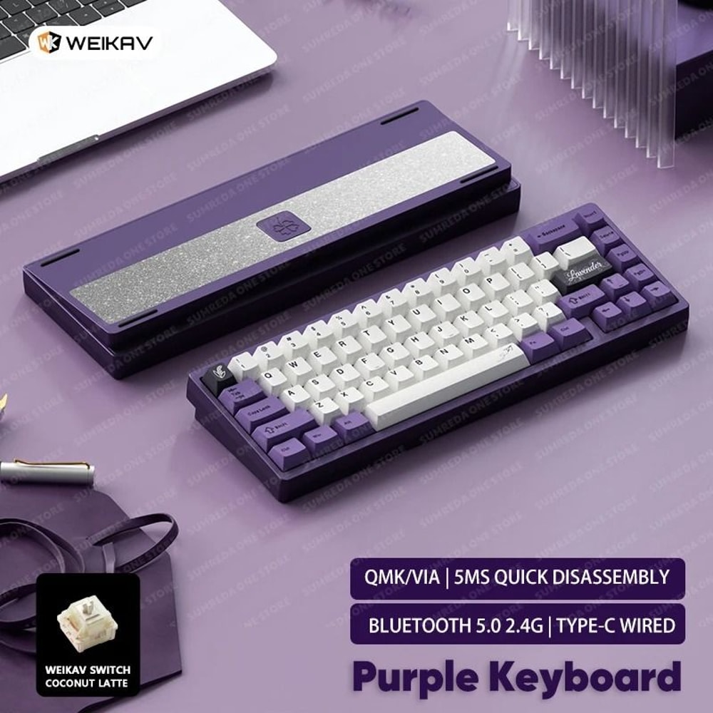 Lucky65 V2 65 Keys Mechanical Keyboard With Aluminum Case RGB Lighting And Hot Swappable Switches 22