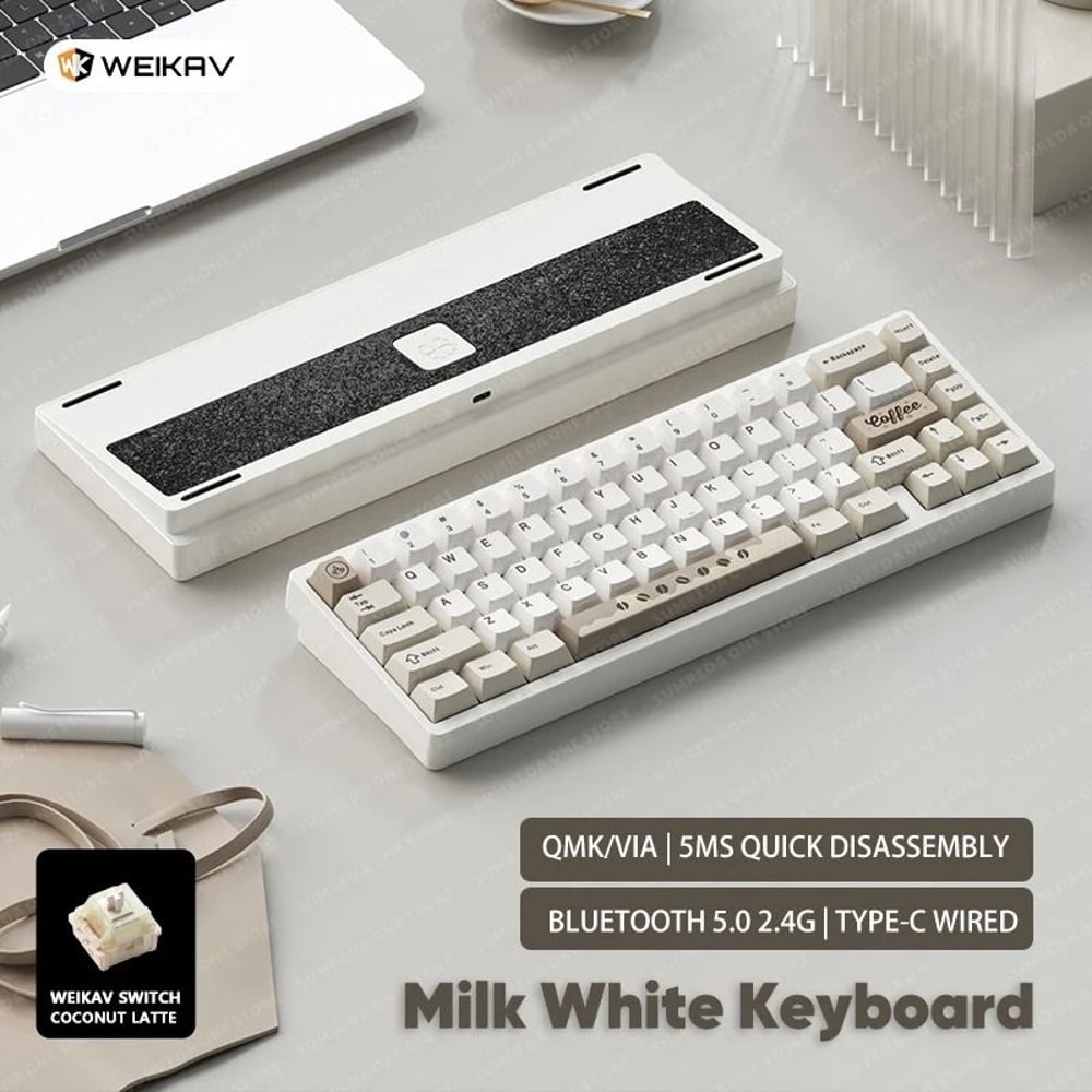 Lucky65 V2 65 Keys Mechanical Keyboard With Aluminum Case RGB Lighting And Hot Swappable Switches 24