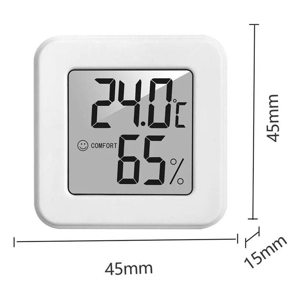 Mini Indoor Thermometer With LCD Digital Display And Room Humidity Sensor 6