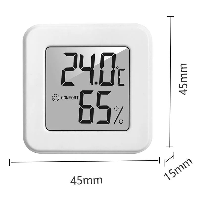 Mini Indoor Thermometer With LCD Digital Display And Room Humidity Sensor 6