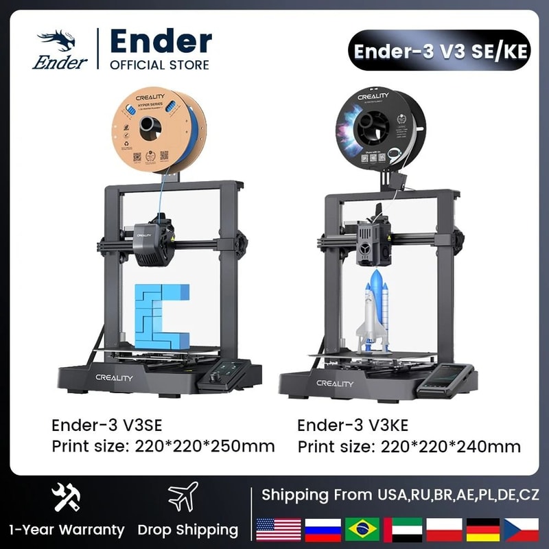 Creality Ender 3 V3 SE High Speed FDM 3D Printer 0