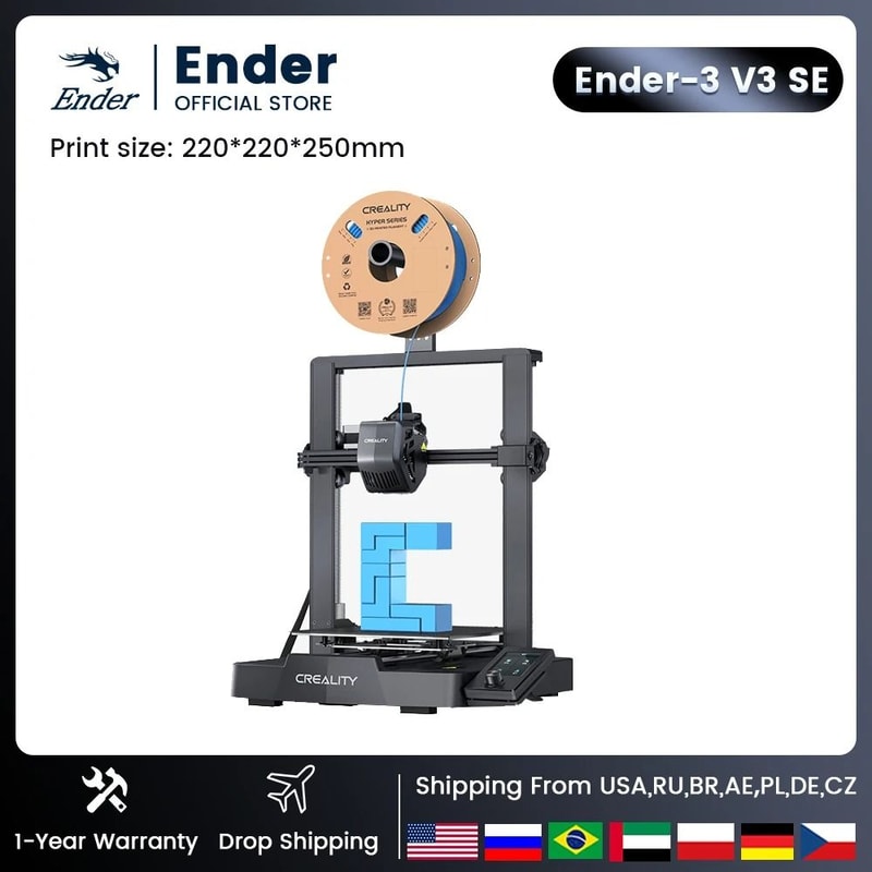 Creality Ender 3 V3 SE High Speed FDM 3D Printer 9