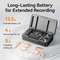 Ulanzi A100 Wireless Lavalier Microphone Kit With Charging Case 4