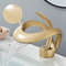Solid Brass Waterfall Basin Faucet With Single Handle Mixer 8