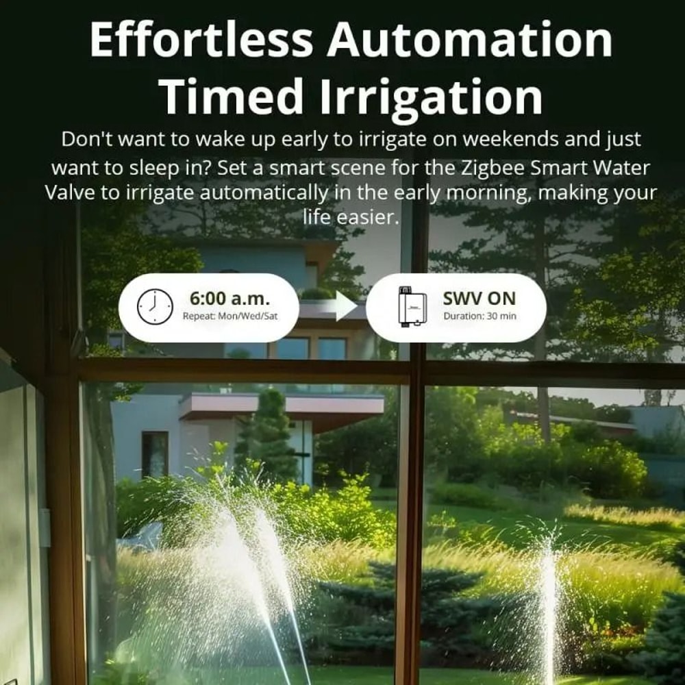 SONOFF Zigbee Smart Water Valve With IP55 Irrigation Controller 4