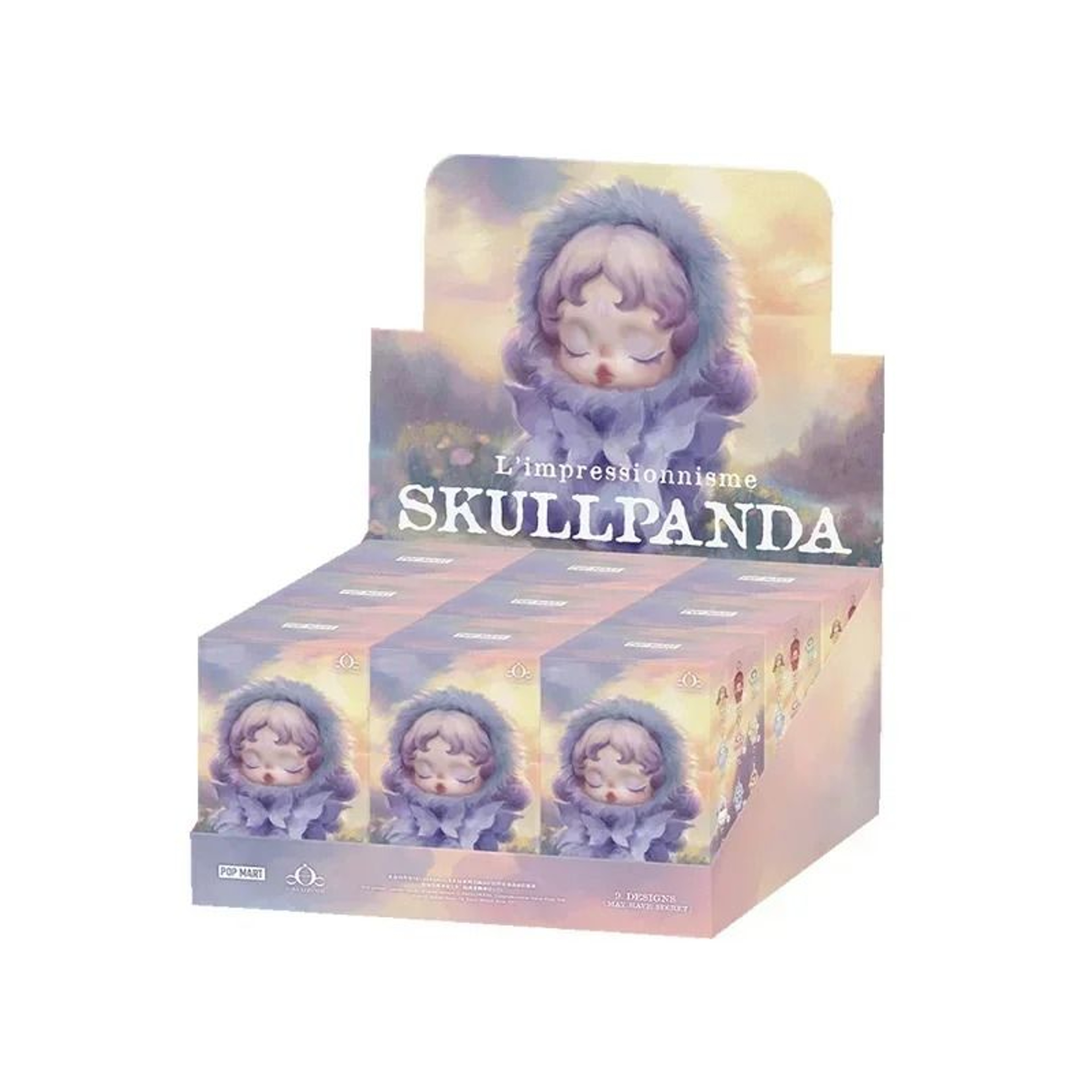POP MART SKULLPANDA L Impressionnisme Series Blind Box Colle POP MART SKULLPANDA L Impressionnisme Series Blind Box Colle