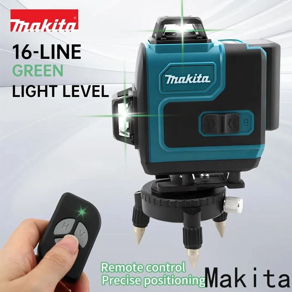 Makita High Precision 16 Line Green Laser Level With Wall Mount 2