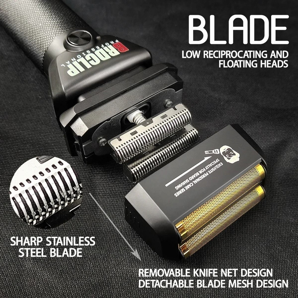 BRDCLIP 363 7000RPM Double Ring Reciprocating Shaver With LED Display 2