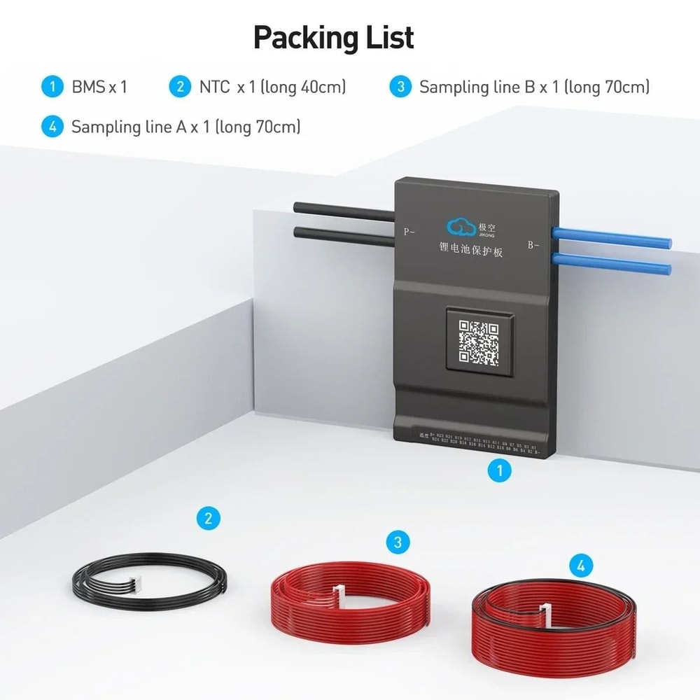 JIKONG JK BD6A Smart Active Balance BMS 8S 24S 100A 2