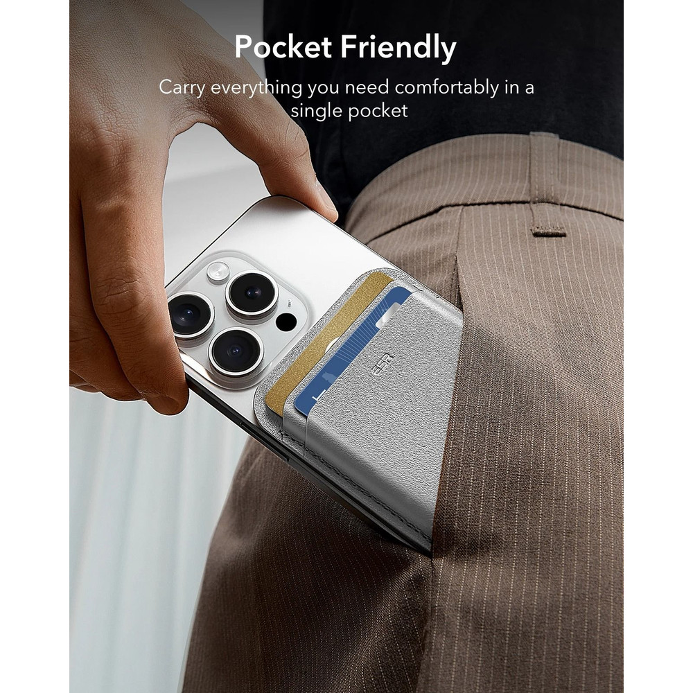 ESR MagSafe Wallet 5 Card Holder With Magnetic Strength For IPhone 4