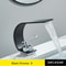 Black Thin Style Bathroom Sink Faucet With Hot And Cold Water Mixer 12