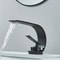 Black Thin Style Bathroom Sink Faucet With Hot And Cold Water Mixer 2