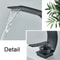 Black Thin Style Bathroom Sink Faucet With Hot And Cold Water Mixer 3
