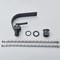 Black Thin Style Bathroom Sink Faucet With Hot And Cold Water Mixer 5