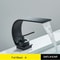 Black Thin Style Bathroom Sink Faucet With Hot And Cold Water Mixer 6