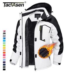 tacvasen women winter ski snowboard jacket with thermal fleece and waterproof design